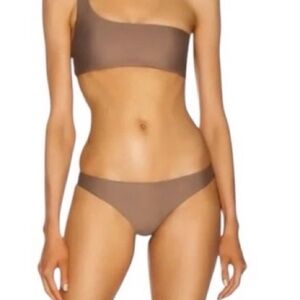 Jade Swim Most Wanted Bikini Bottoms Taupe Nude Size Medium NWT